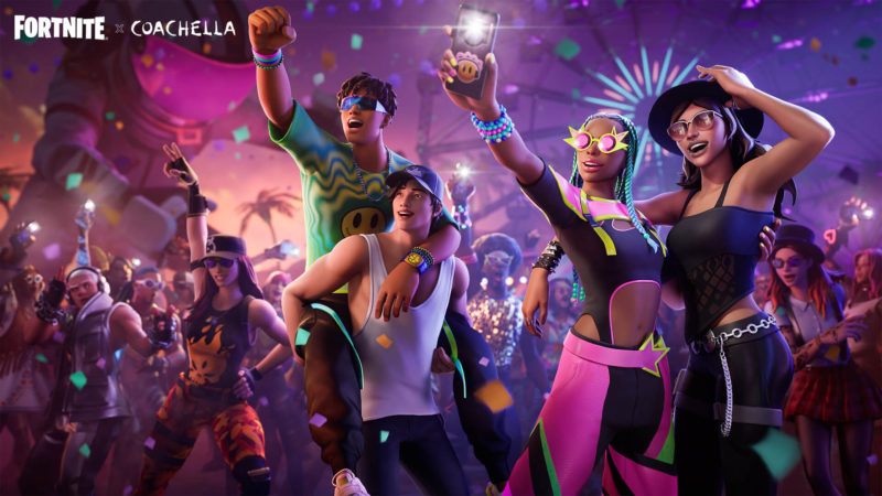 Fortnite anuncia parceria com Coachella