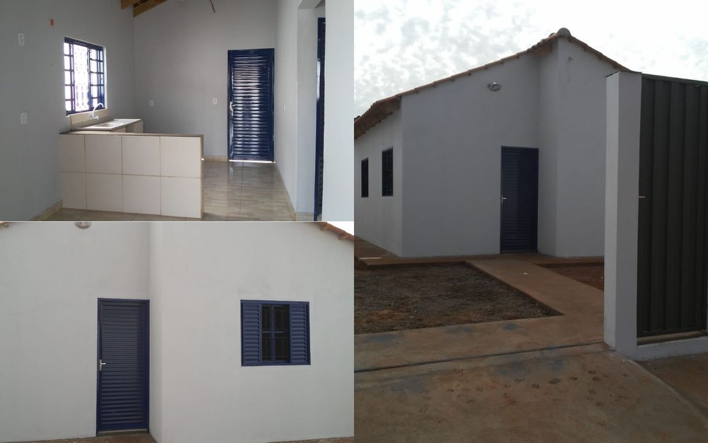Presos constroem casas para doação em Cachoeira Alta