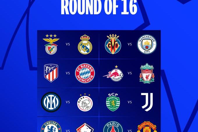 Liga dos Campeões terá Cristiano Ronaldo x Messi nas oitavas com United x PSG