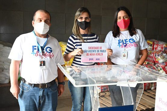 Fieg + Solidária retorna doações de alimentos na Casa da Indústria