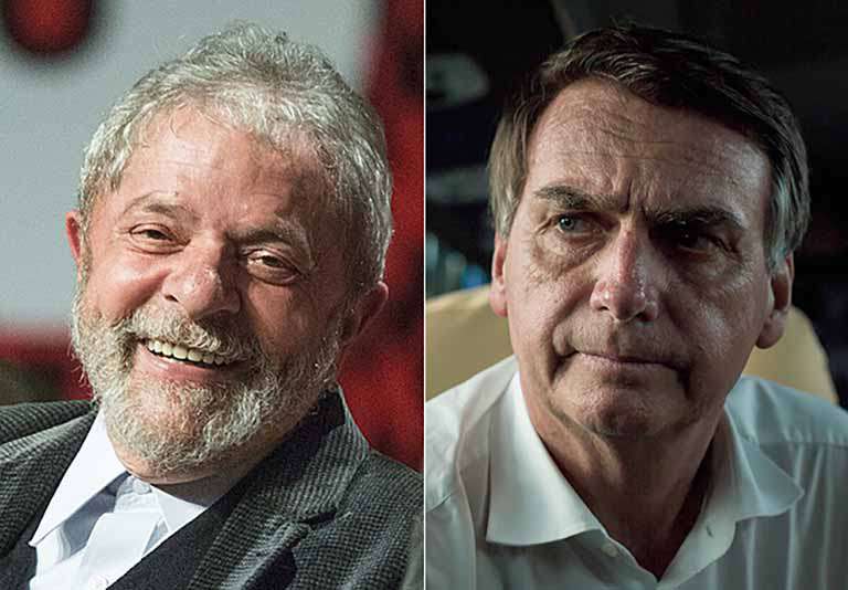 Pesquisa mostra Bolsonaro e Lula empatados para 2022