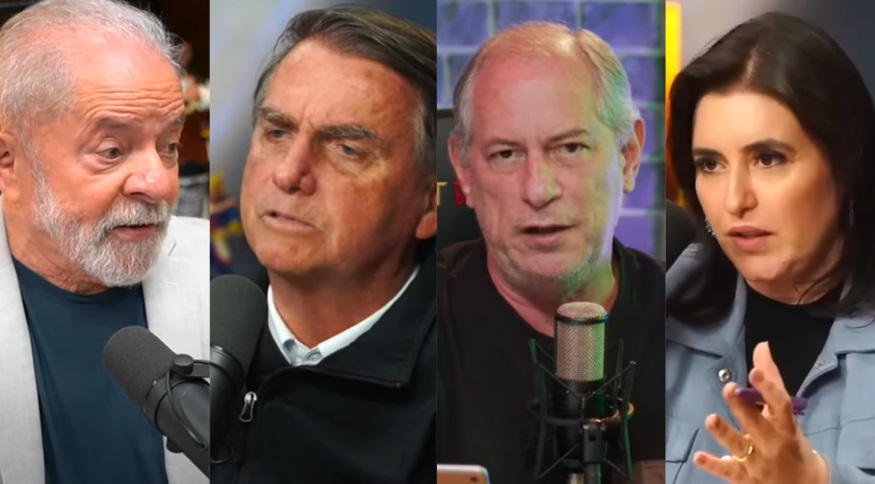 Lula e Bolsonaro têm atuação apagada; Tebet e Ciro se destacam