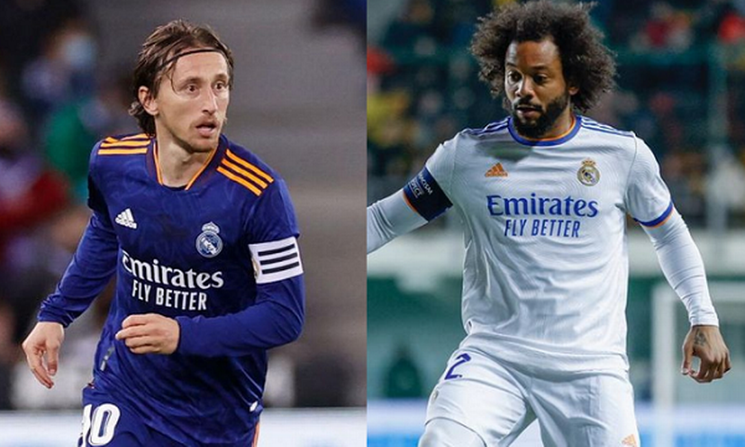 Marcelo e Luka Modric testam positivo para covid-19 e desfalcam o Real Madrid