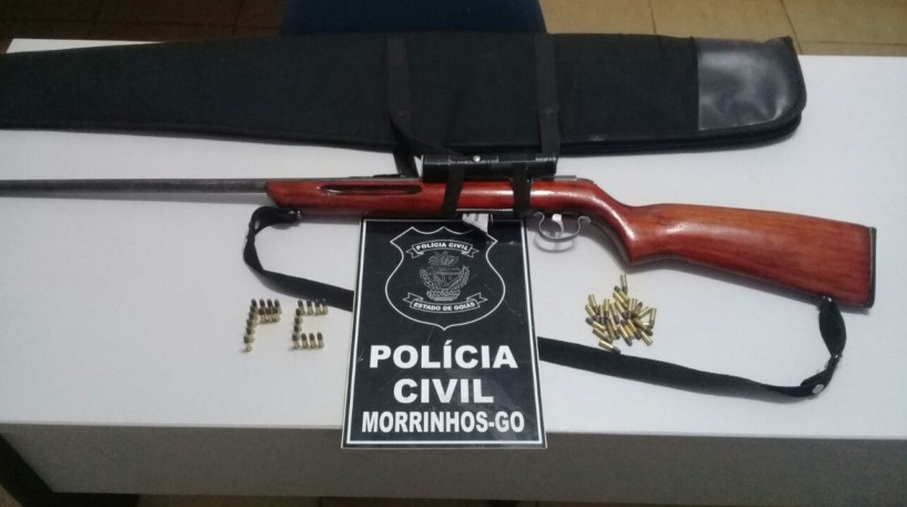 Homem é preso acusado de estupro de vulnerável e porte ilegal de arma de fogo
