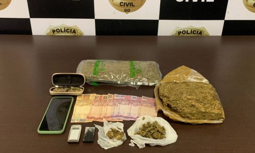 Homem é preso suspeito de vender drogas para moradores de bairros nobres de Goiânia
