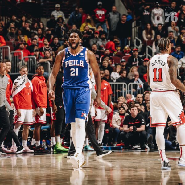 Joel Embiid comanda Sixers em vitória emocionante sobre Chicago Bulls na NBA