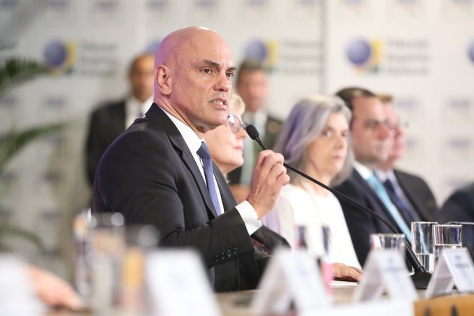 Moraes: Aqueles que praticam atos antidemocráticos serão tratados como criminosos