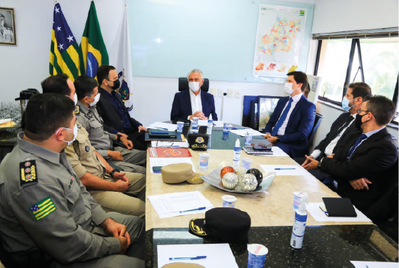 Caiado reforça policiamento no Entorno do DF e desmobiliza