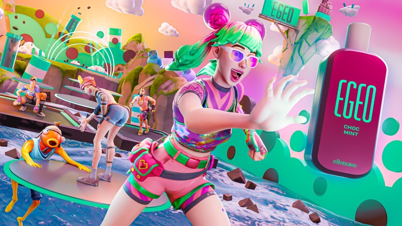 O Boticário cria universo inédito e exclusivo no Fortnite