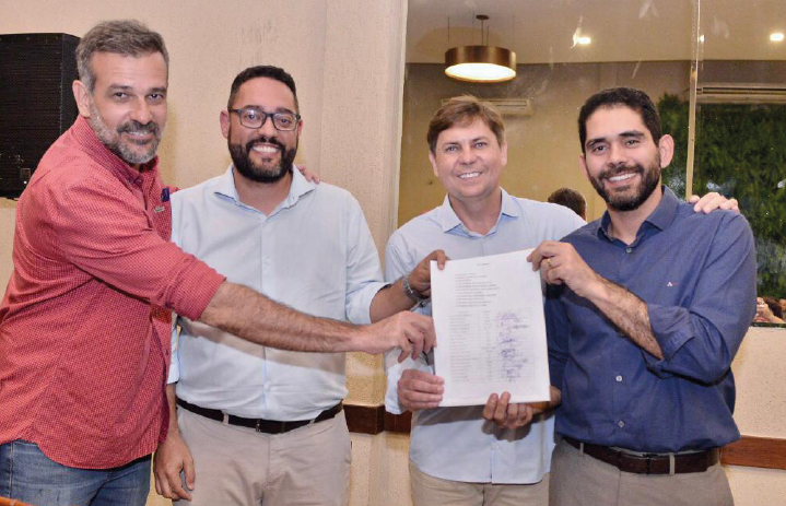 Bruno recebe apoio de Lincoln para presidente