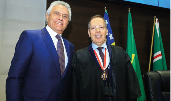 Caiado e França reforçam diálogo entre poderes