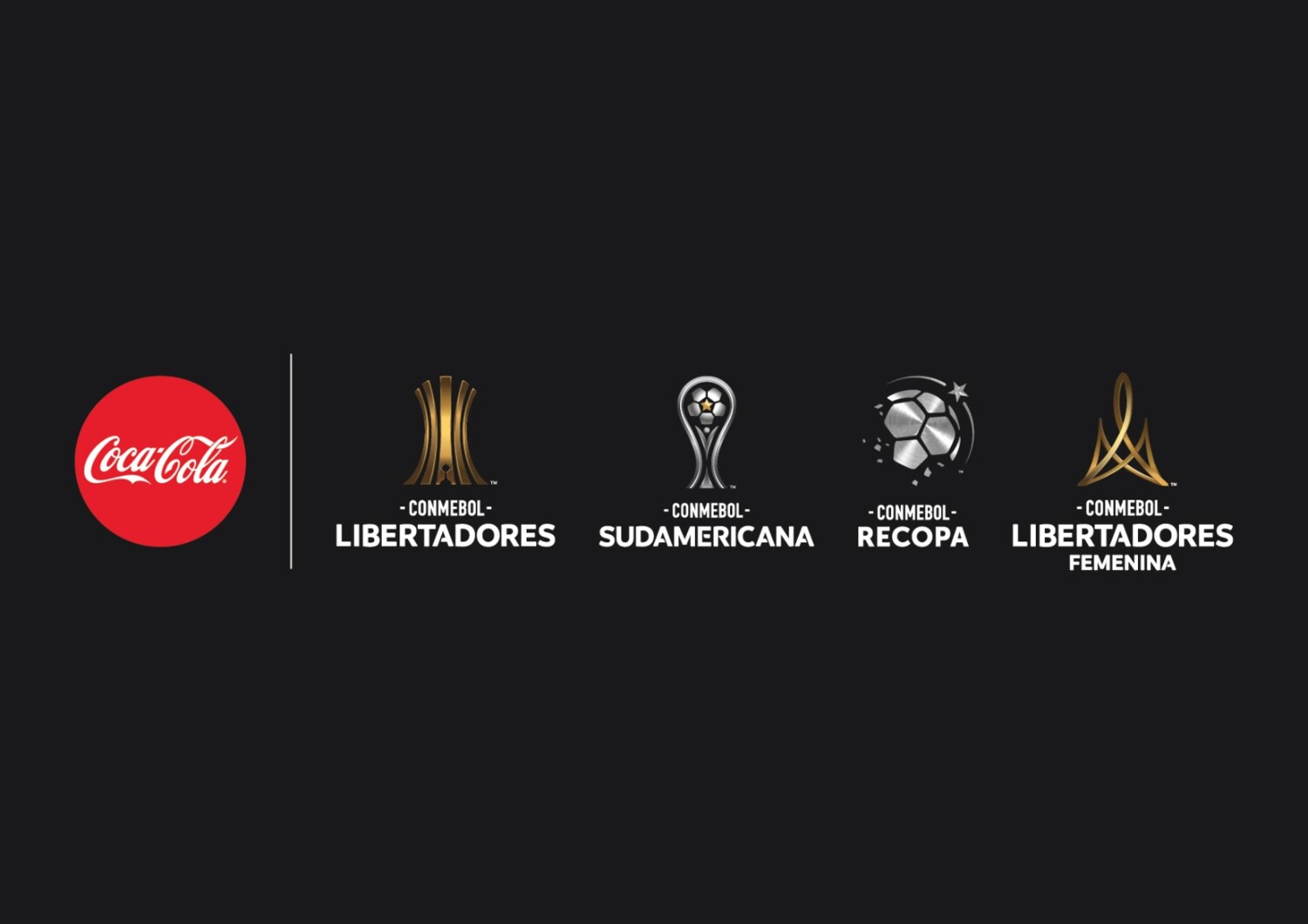 Coca-Cola e Powerade são as novas patrocinadoras oficiais da CONMEBOL