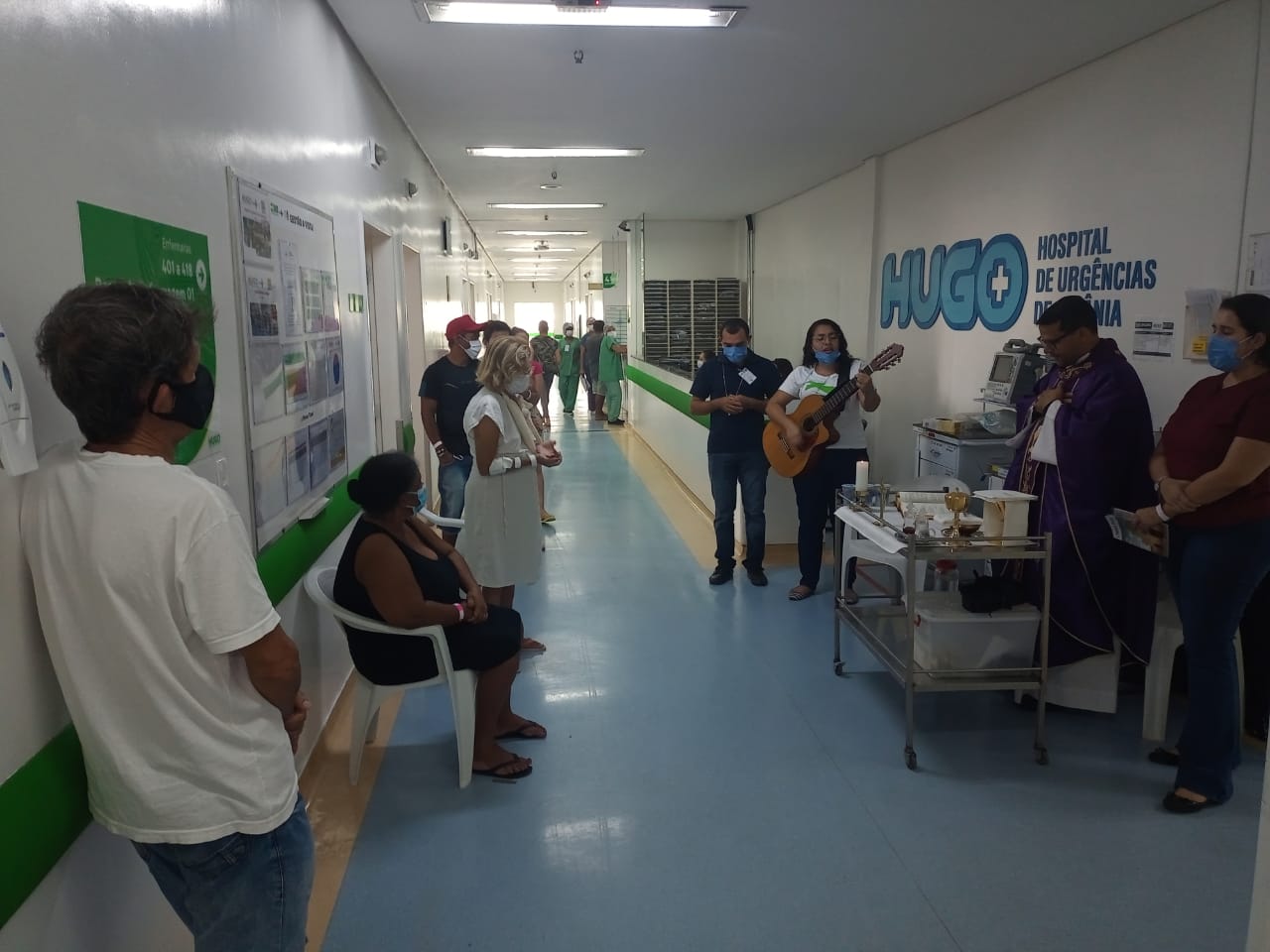 Missa emociona pacientes e colaboradores do Hugo