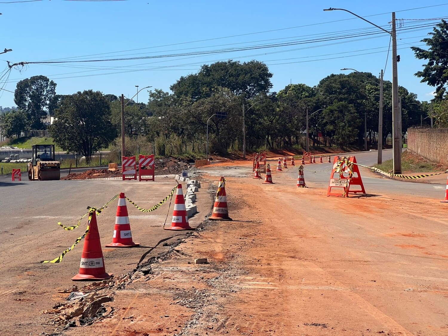 Rotatória no Bairro Feliz busca melhorar trafegabilidade