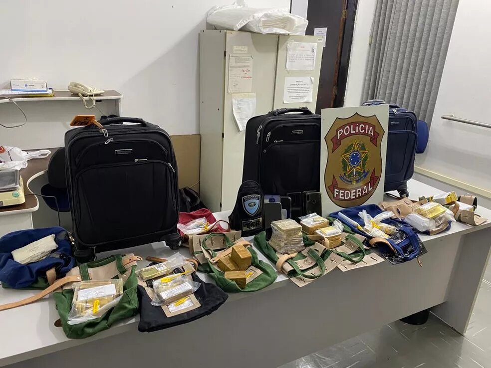 PF apreende carga de ouro avaliada em R$ 23 milhões