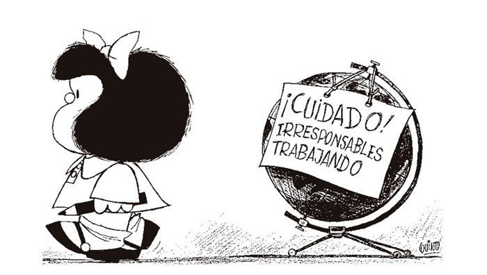 Mais de meio século depois, Mafalda segue alfinetando autoridades