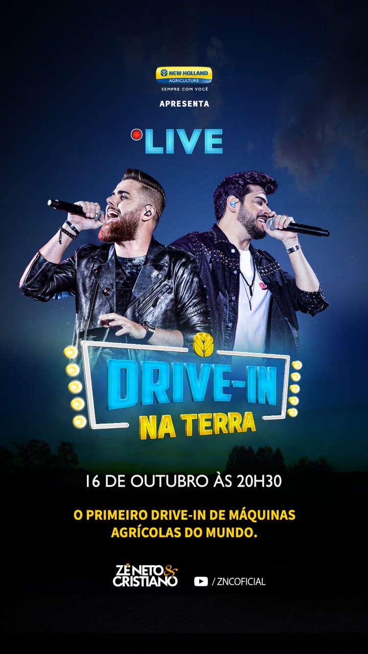 Primeiro Drive-In de Máquinas agrícolas do mundo tem a presença de Zé Neto e Cristiano