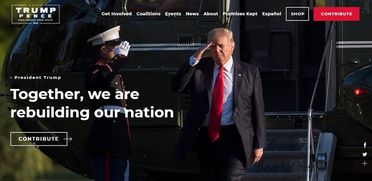 Site da campanha de Trump é invadido por hackers