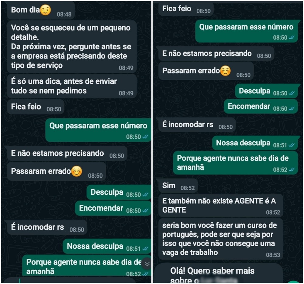 Cuidadora manda currículo para asilo e é menosprezada por erros de português