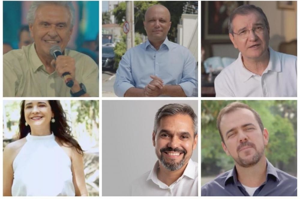 Na TV, governadoriáveis goianos agradecem eleitores