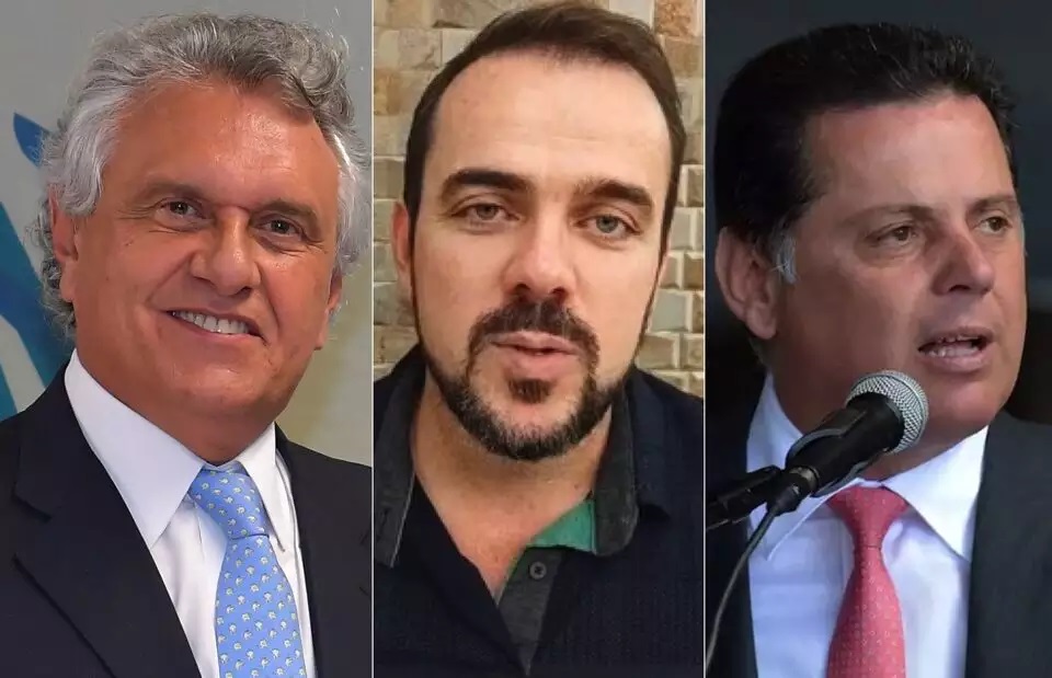 Pesquisa indica vitória  de Caiado no 1º turno