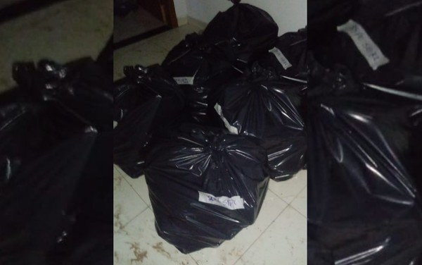 PM apreende 1 tonelada de maconha dentro de sacos de lixo