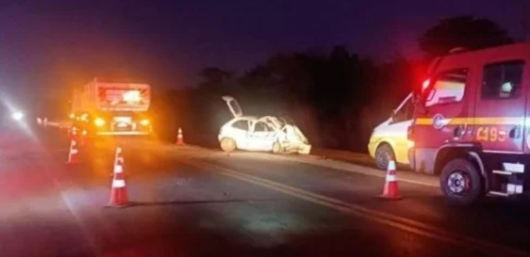 Idoso morre após acidente na BR-040, em Cristalina