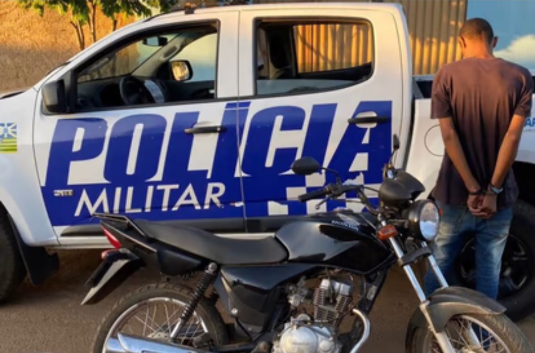Homem é preso por receptação de moto furtada