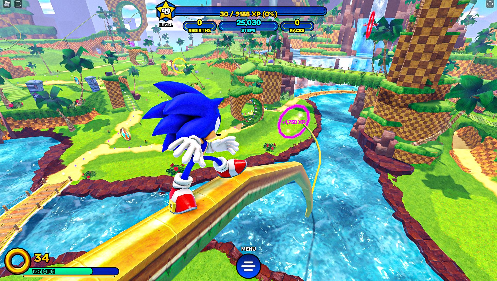 Sonic chega ao Roblox com jogo e skins