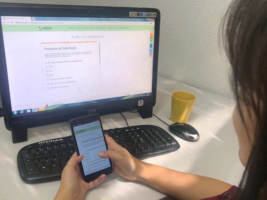 População de Aparecida pode avaliar online o atendimento recebido nas unidades de Saúde