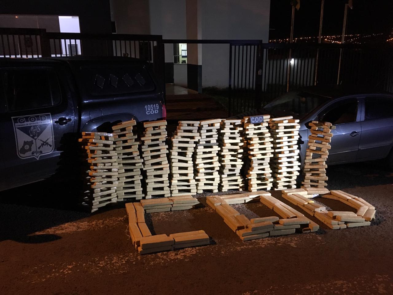 700 kg de maconha são apreendidos na Região Sudoeste de Goiás