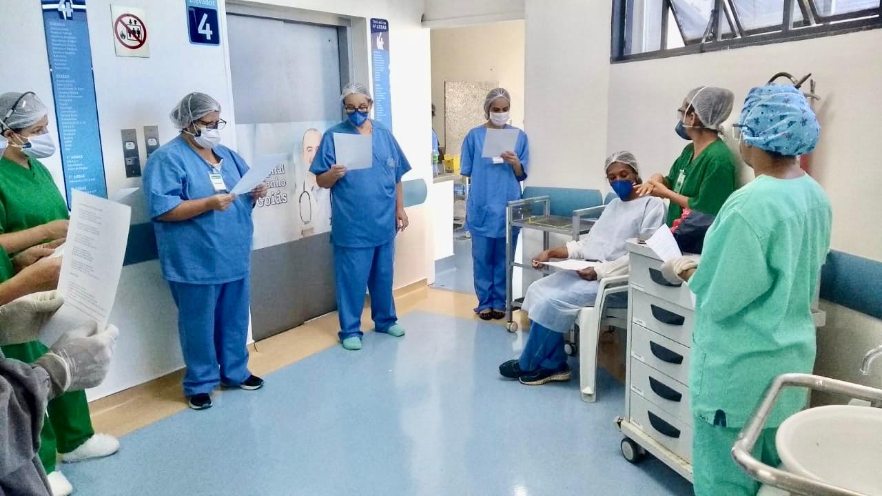 Profissionais do Hugo recebem assistência psicológica para combate à pandemia