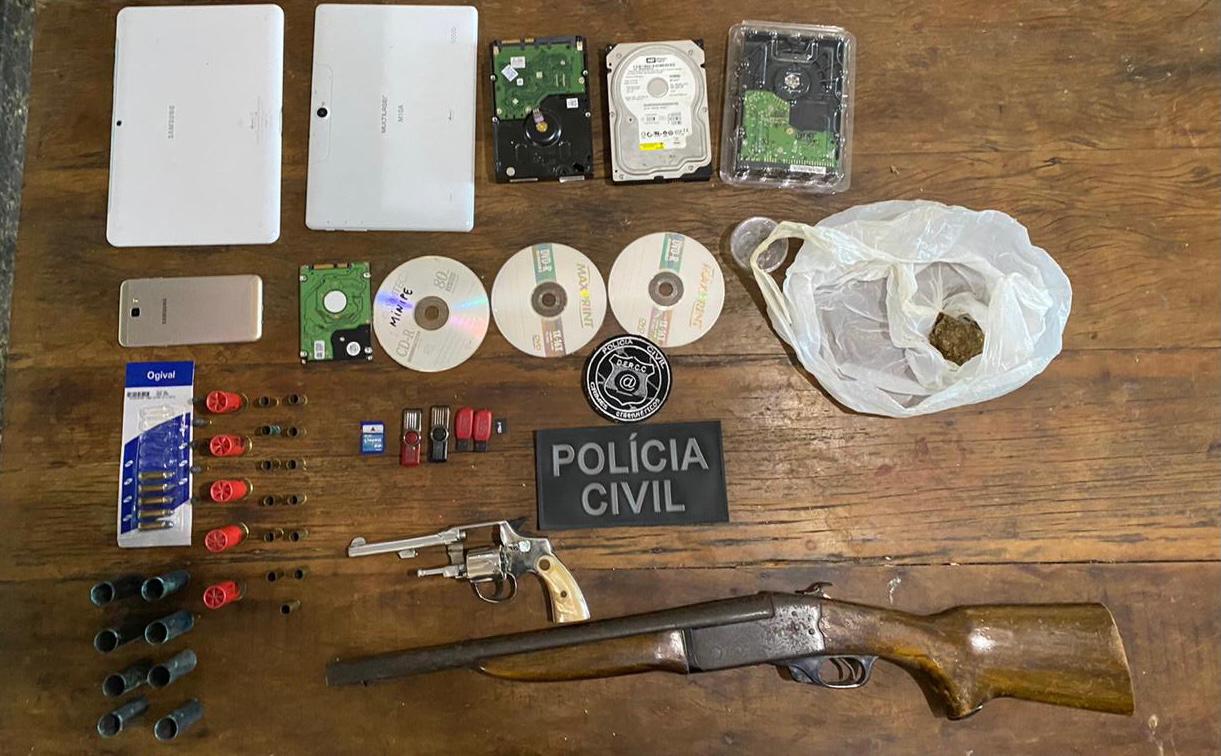 Polícia Civil realiza operação para combater a pornografia infantil