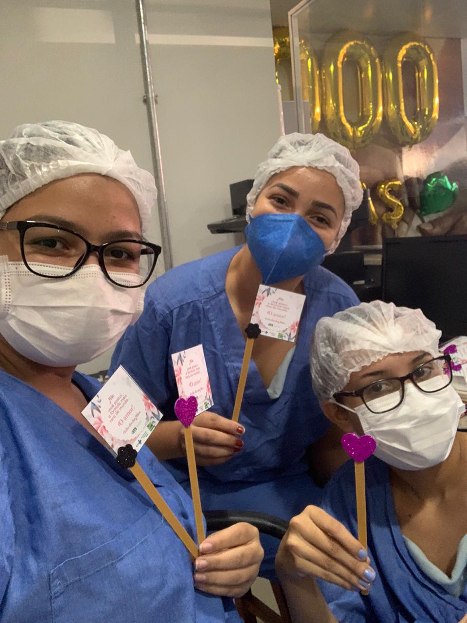 Hospital de Itumbiara homenageia mamães colaboradoras