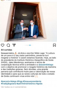 IHGG e Alego selam parceria para o resgate da memória
