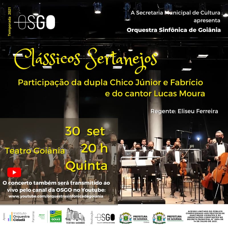 Orquestra Sinfônica de Goiânia clássicos sertanejos