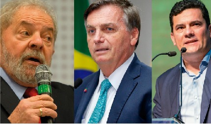 Moro se firma em 3º lugar, atrás de Bolsonaro e Lula