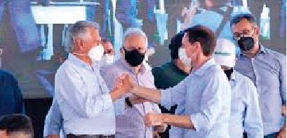 Lideranças políticas apostam na reeleição de Ronaldo Caiado
