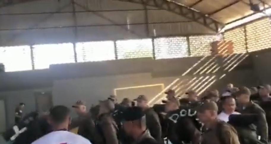 PM é agredido por professor durante treinamento
