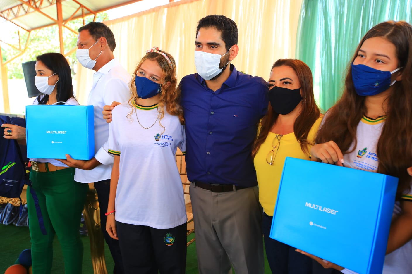 Em Araguapaz, Lincoln Tejota reforça trabalho pela educação e saúde de Goiás