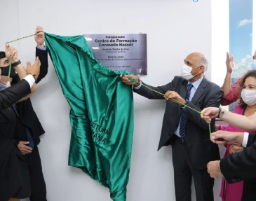 Rogério Cruz inaugura Centro de Formação Consuelo Nasser