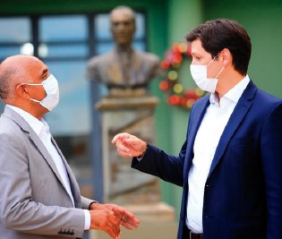 Daniel diz que torce por gestão de Rogério Cruz em Goiânia