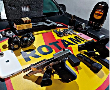 Rotam confronta com traficantes e prende ladrões de residências