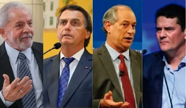 Lula tem 45% e  Bolsonaro, 25%;  Ciro tem 7% e Moro, 6% na corrida ao Planalto