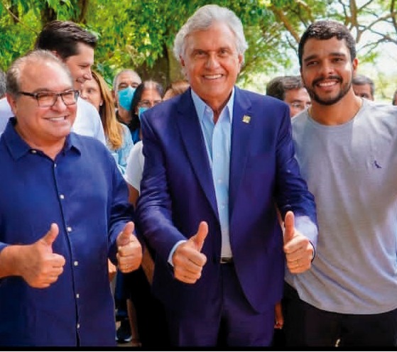 Darrot e Marden Júnior  apoiam reeleição de Caiado