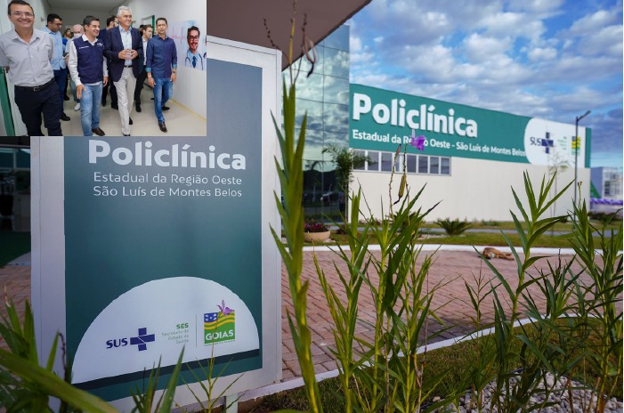 Caiado inaugura Policlínica Estadual da Região Oeste