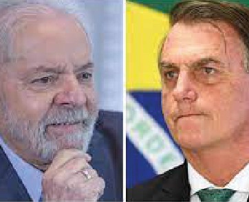 Vantagem de Lula em 15 Estados e de Bolsonaro em 8