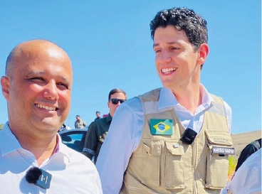 Vitor Hugo acompanha ministro em visita a Jataí