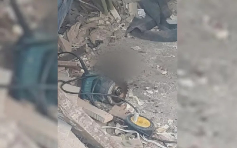 Homem morre após ter perna atingida por serra elétrica