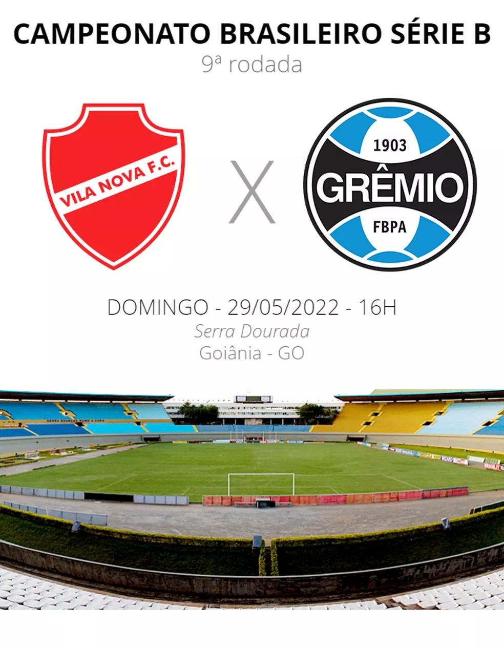 Vila Nova e Grêmio se enfrentam após 17 anos